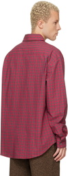 Marni Red Check Shirt
