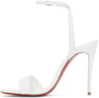 Christian Louboutin White Loubigirl 100 Heeled Sandals