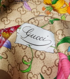Gucci GG floral silk twill scarf