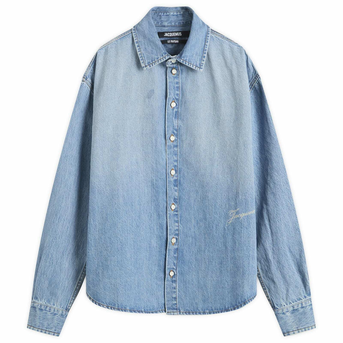 トップス JACQUEMUS 22ss La Chemise Jean Shirt Jacquemus Blue 'La