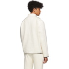 Kenzo Off-White Polar Half-Zip Sweater