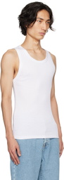 Róhe White Scoop Neck Tank Top