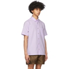 Nanushka Purple Adam Short Sleeve Shirt