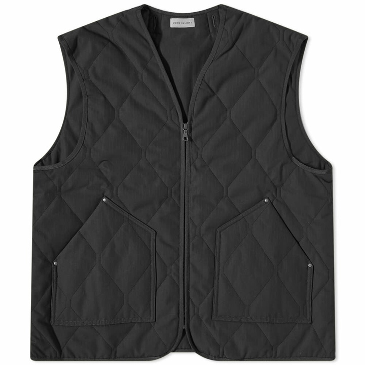 Photo: John Elliott Men's Paneled Deck Jacket Liner Vest in Black