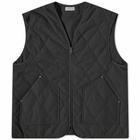 John Elliott Men's Paneled Deck Jacket Liner Vest in Black