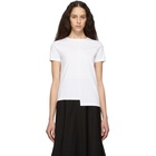 Loewe White Asymmetric Anagram T-Shirt