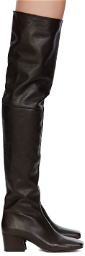 LEMAIRE Brown Leather Boots