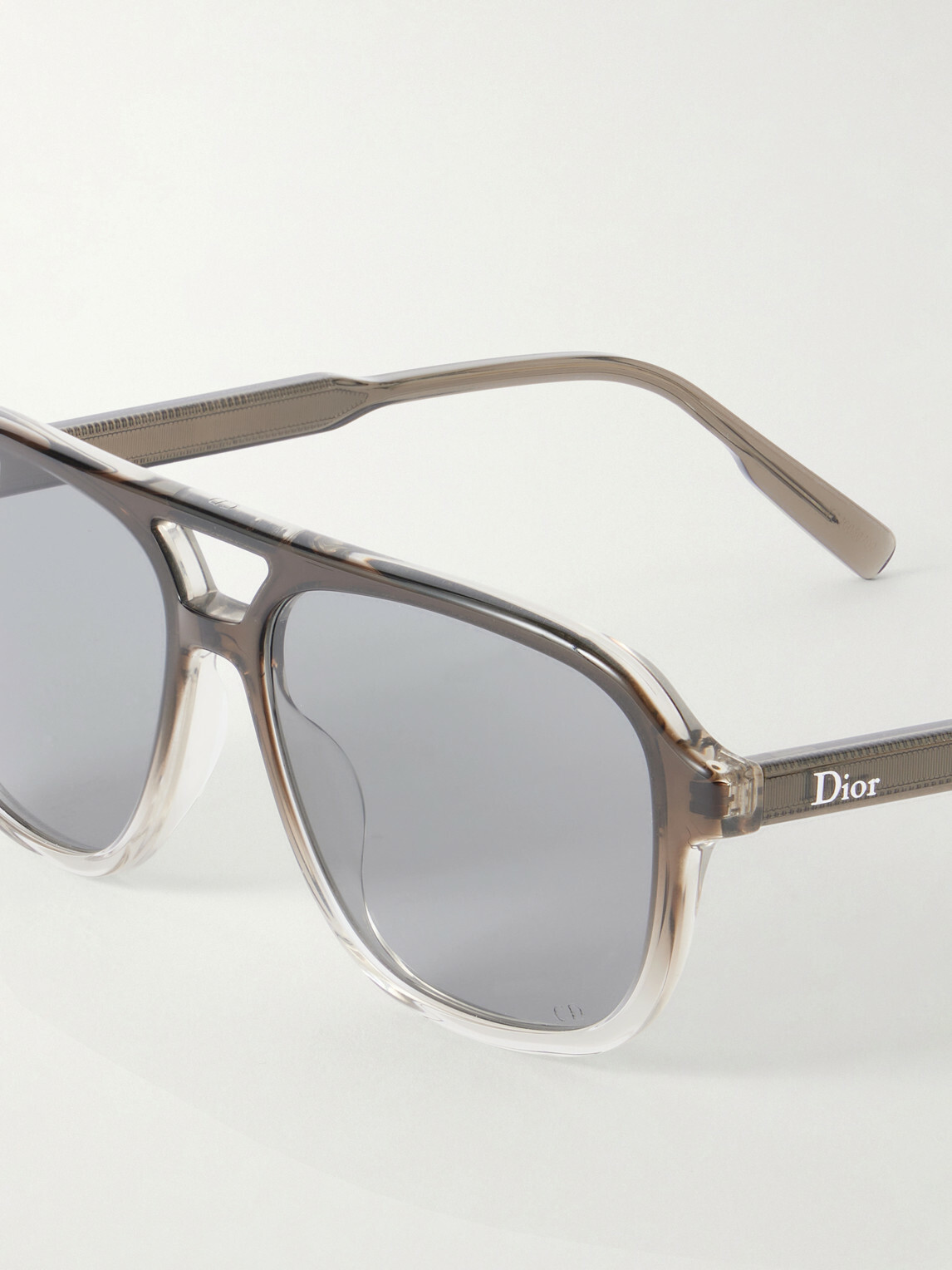 Dior Eyewear - DioRibbon A1I Aviator-Style Acetate Sunglasses - Brown