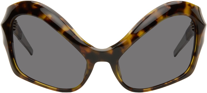 Photo: Mugler Brown Cat Eye Sunglasses
