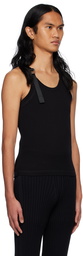 Dion Lee Black Safety Slider Tank Top