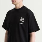MKI Men's Hibiscus T-Shirt in Black