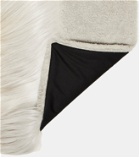 Rick Owens Fur-trimmed shearling stole
