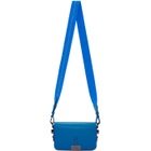 Off-White Blue Mini Plain Flap Bag