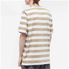 Dickies Men's Rivergrove Stripe T-Shirt in Khaki