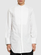 JIL SANDER - Oversize Cotton Poplin Plastron Shirt