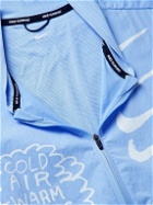 Nike Running - Nathan Bell A.I.R. Printed Nylon Jacket - Blue