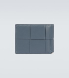 Bottega Veneta - Bill Clip Intreccio leather wallet