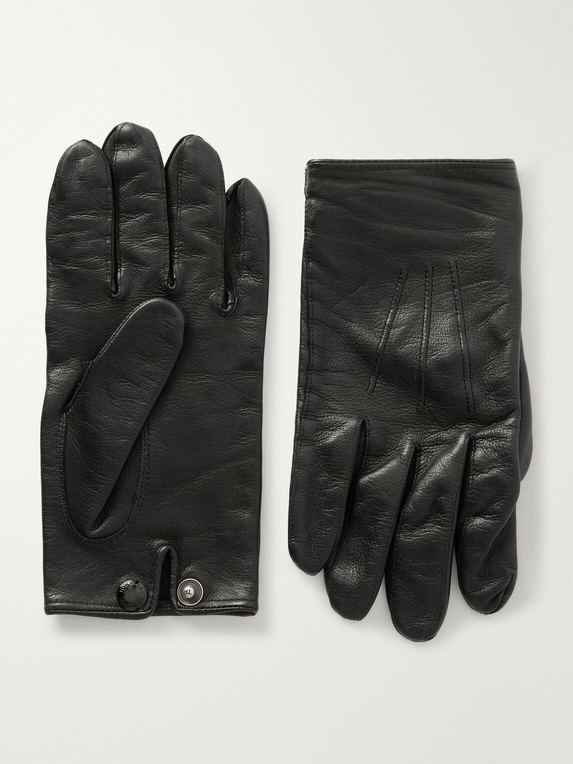 TOM FORD - Leather Gloves - Black