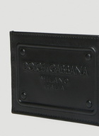 Logo Embossed Cardholder in Black