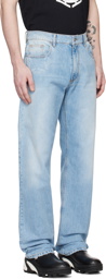 1017 ALYX 9SM Blue Laser-Etched Jeans