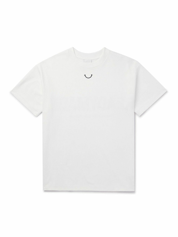 Photo: READYMADE - Embroidered Printed Cotton-Jersey T-Shirt - White