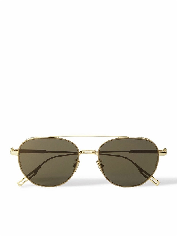 Photo: Dior Eyewear - NeoDior RU Aviator-Style Gold-Tone Sunglasses