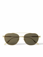 Dior Eyewear - NeoDior RU Aviator-Style Gold-Tone Sunglasses