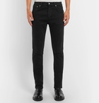 Sandro - Skinny-Fit Distressed Stretch-Denim Jeans - Men - Black