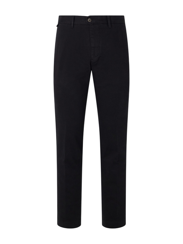 Photo: Slowear - Incotex Straight-Leg Cotton-Blend Twill Trousers - Black