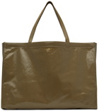 Acne Studios Green Oilcloth Tote