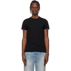 Moncler Black Tricolor-Trimmed Cotton T-shirt
