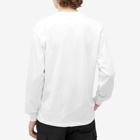 PACCBET Men's Pocket Tag Long Sleeve T-Shirt in White