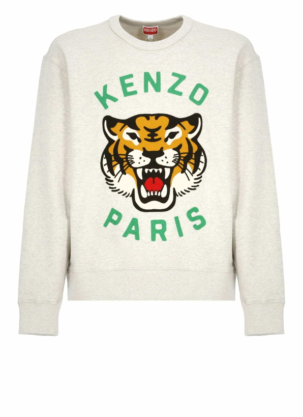 Photo: Kenzo Pale Grey Cotton Sweatshirt