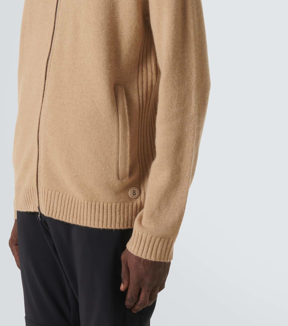 Bogner Dexter wool and cashmere zip-up sweater