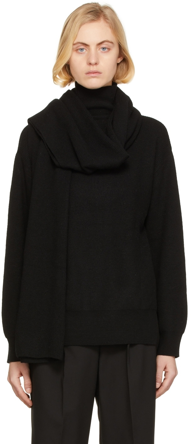 The Frankie Shop SSENSE Exclusive Black Cleo Turtleneck The Frankie Shop