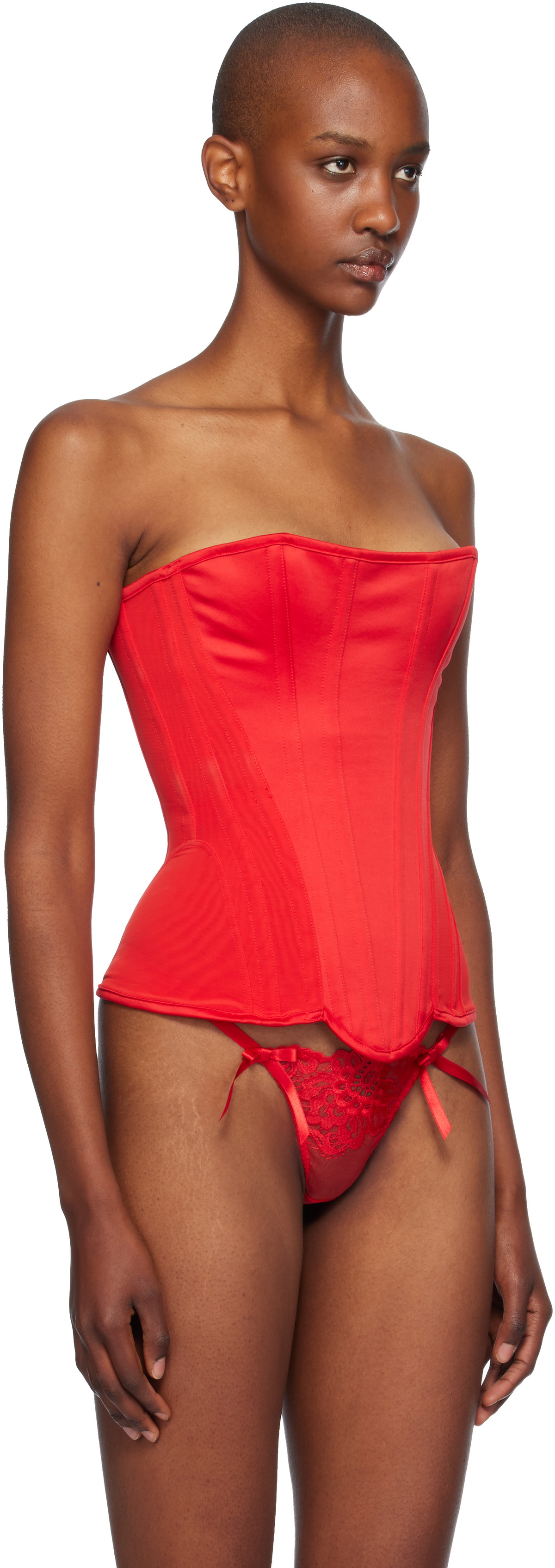 Agent Provocateur Red Scarlie Corset