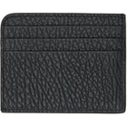Maison Margiela Black Four Stitches Card Holder