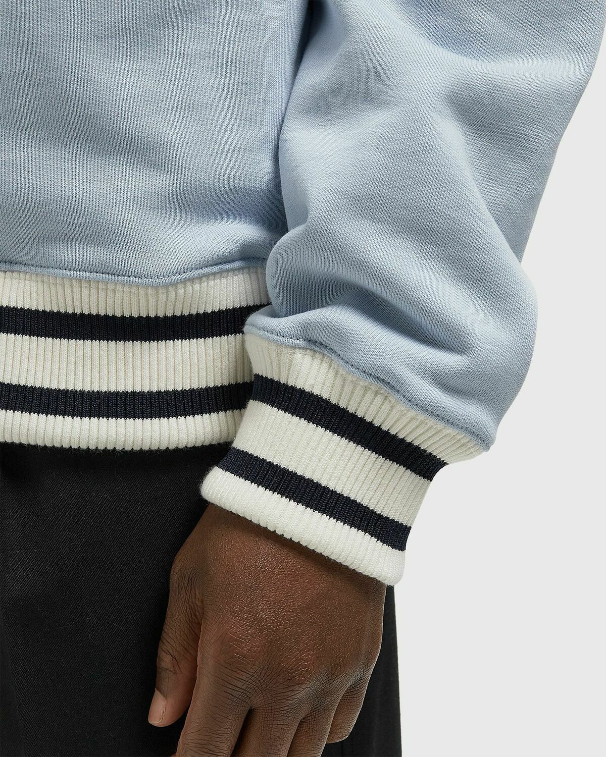 Drôle de Monsieur Slogan Sport Sweatshirt Blue Men