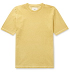 Folk - Assembly Garment-Dyed Cotton-Jersey T-Shirt - Yellow