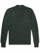 TOM FORD - Wool, Mohair and Silk-Blend Sweater - Green