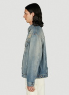 Acne Studios - Distressed Denim Jacket in Blue