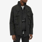 Stone Island Men's Packable Ripstop Gore-Tex Field Jacket in Black