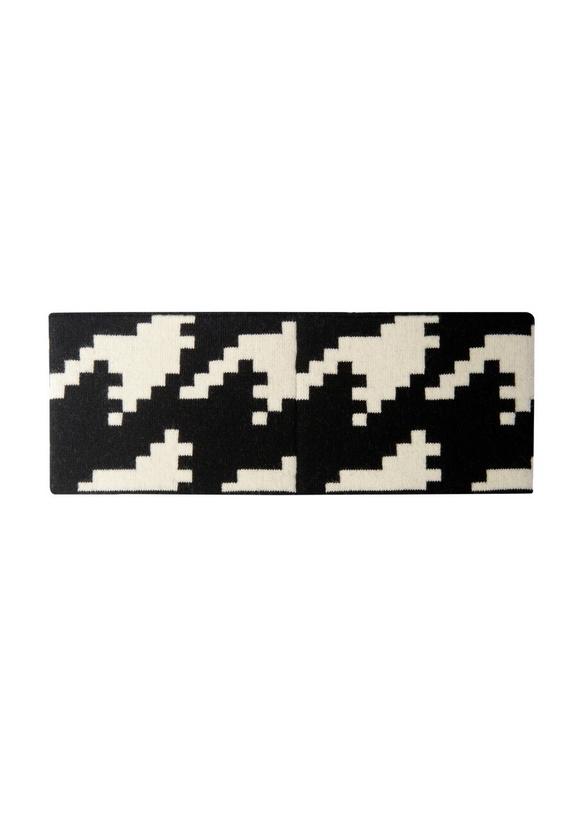 Photo: Perfect Moment Logo-intarsia Wool-blend Headband - Black - One Size