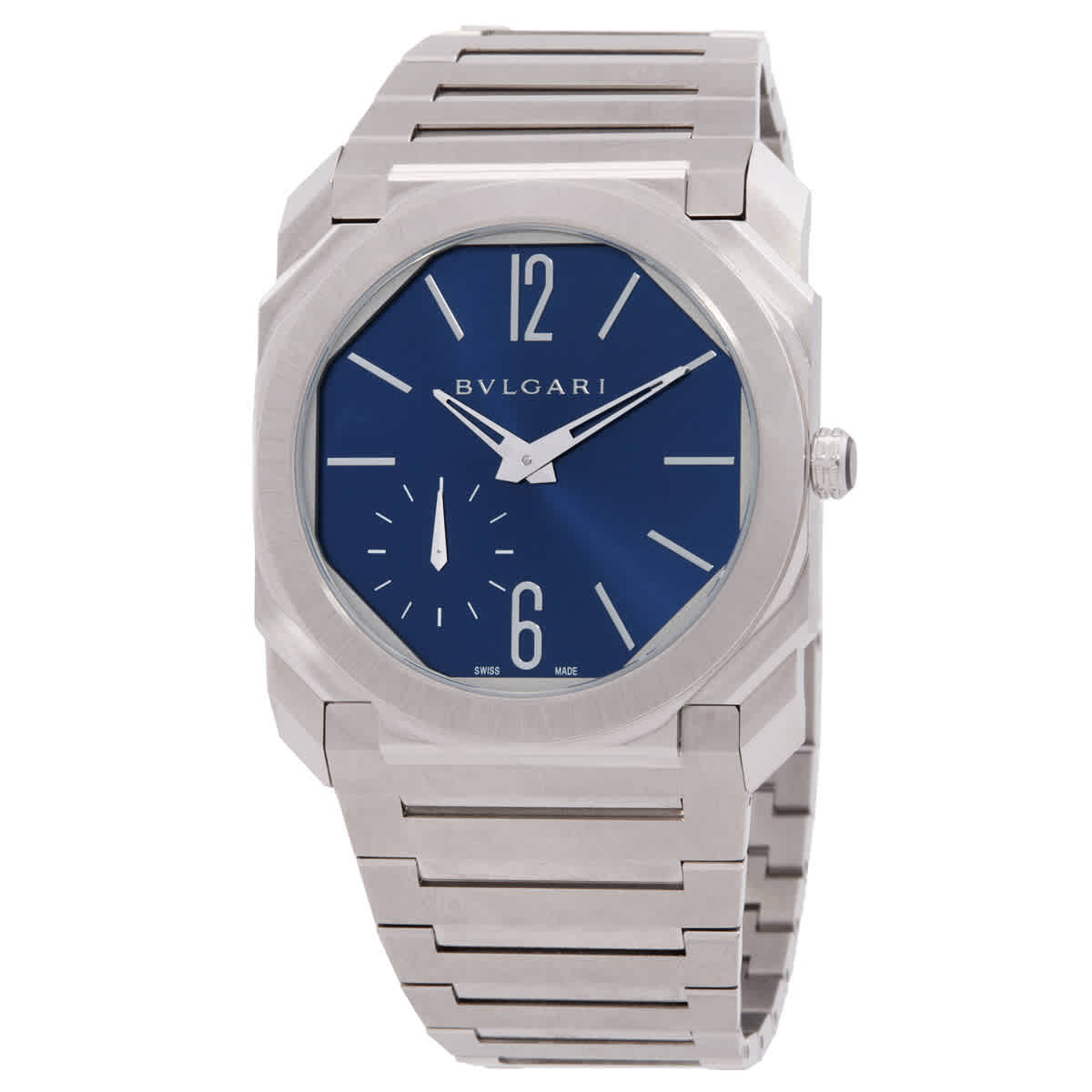 Bvlgari Octo Finissimo Blue Dial Mens Watch 103431