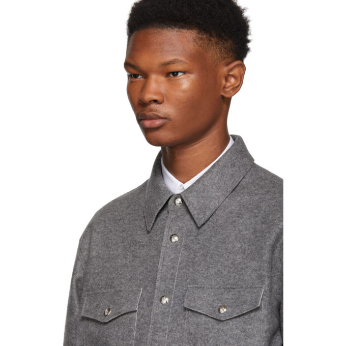 Moncler Grey Rigel Shirt Jacket Moncler