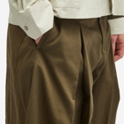 Sage Nation Men's Box Pleat Trouser in Khaki