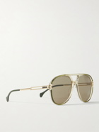 Gucci Eyewear - Aviator-Style Acetate and Gold-Tone Sunglasses