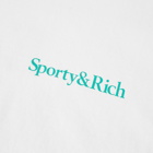 Sporty & Rich Eat More Veggies T-Shirt in White