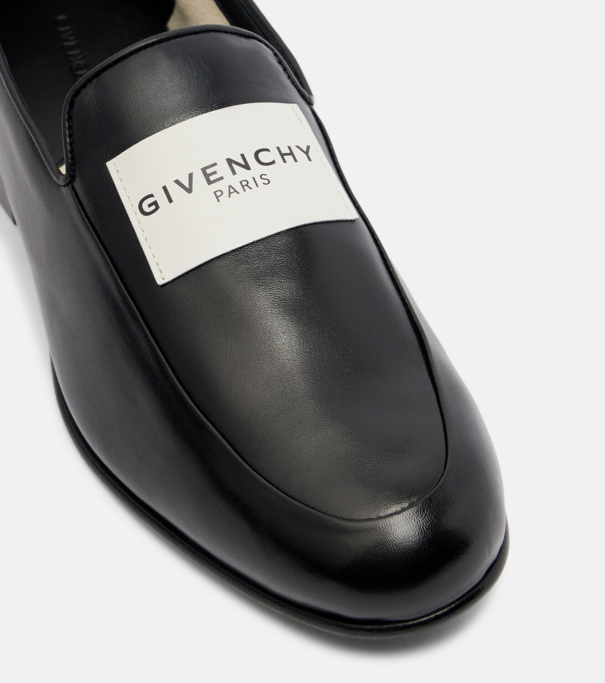 Givenchy Label leather loafers