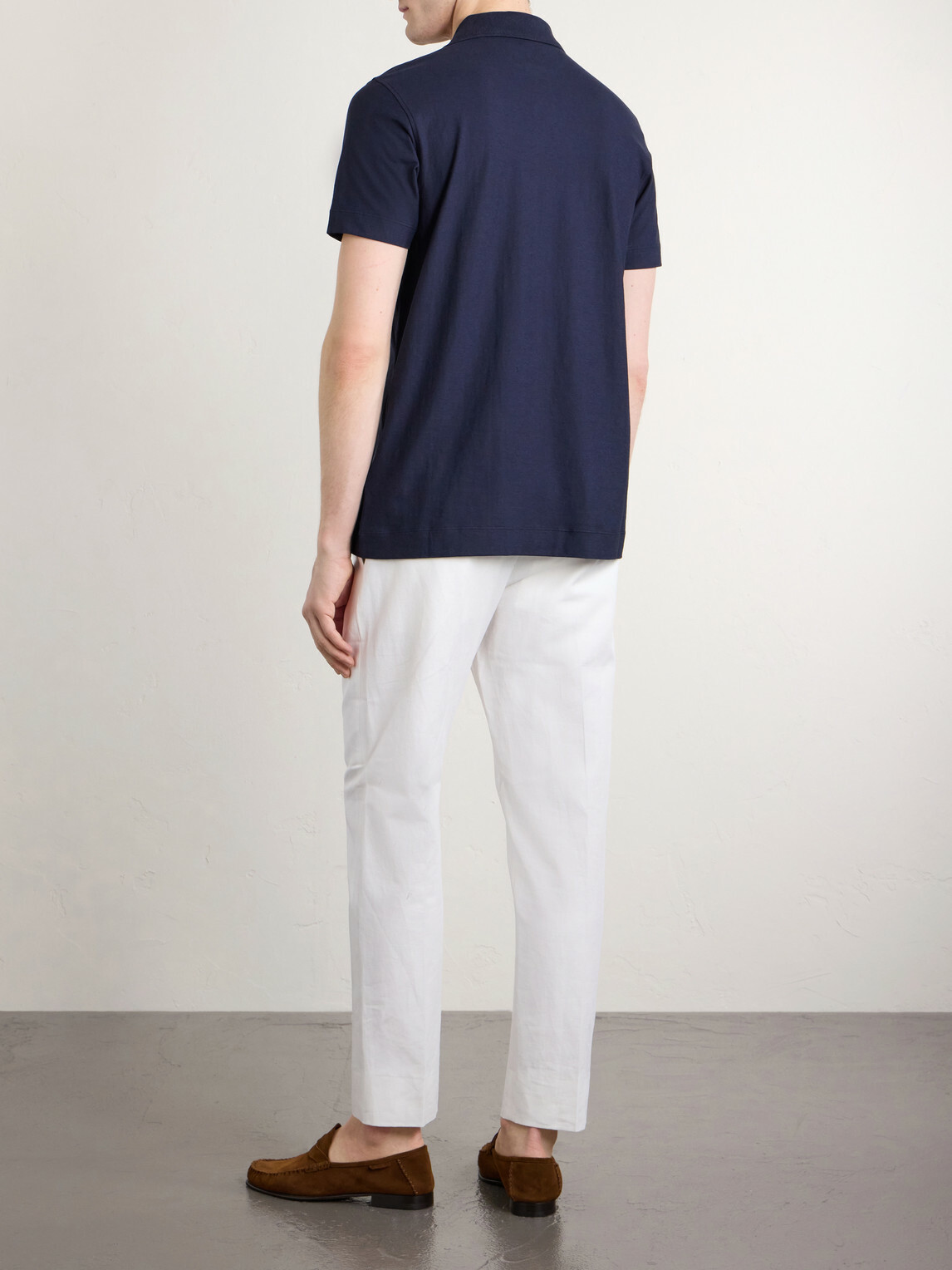 Paul Smith - Striped Cotton-Jersey Polo Shirt - Blue